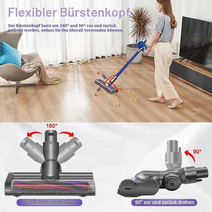 Elektrische Bürste kompatibel für Dyson V6 DC58 DC59 DC62 DC72 DC74 SV04 SV06 SV09, Direktantrieb Re