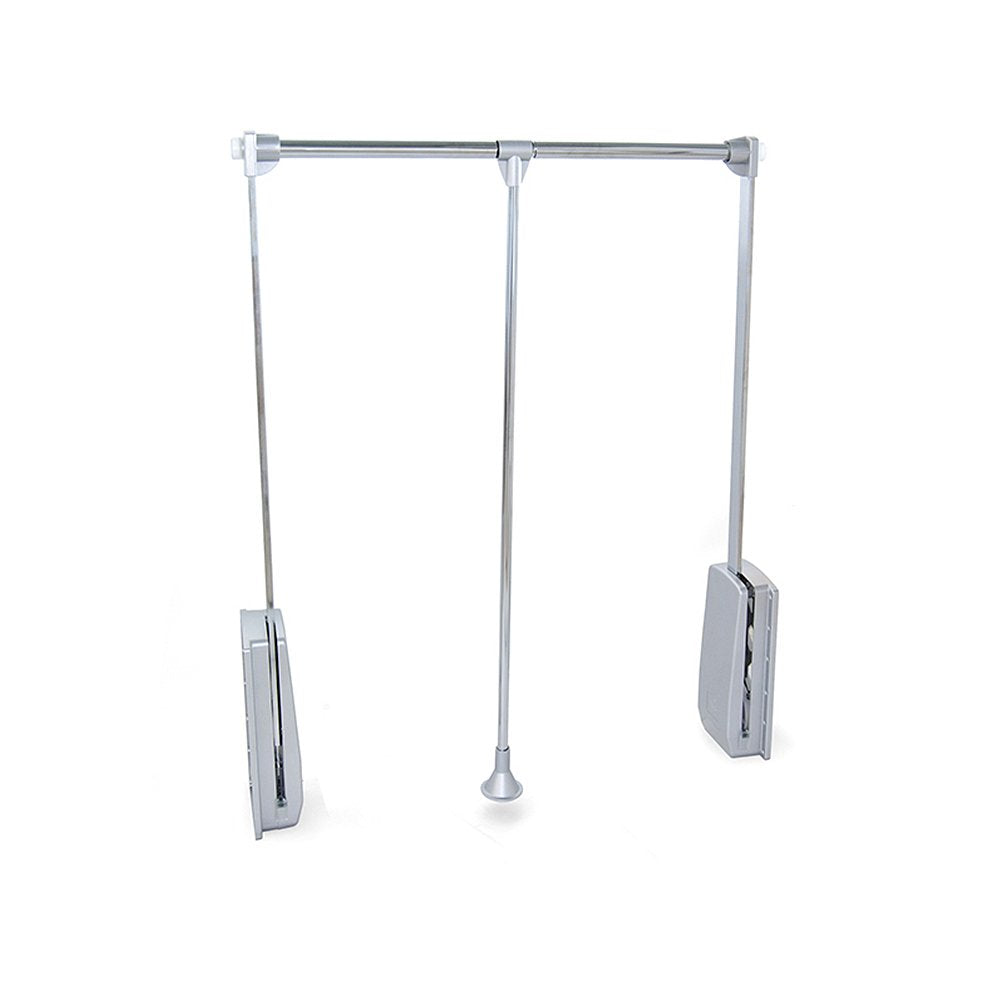 Emuca - Kleiderlift für Schrank, Ausziehbarer Kleiderlift 450-600mm Breite, Schrankinnenseiten Monta
