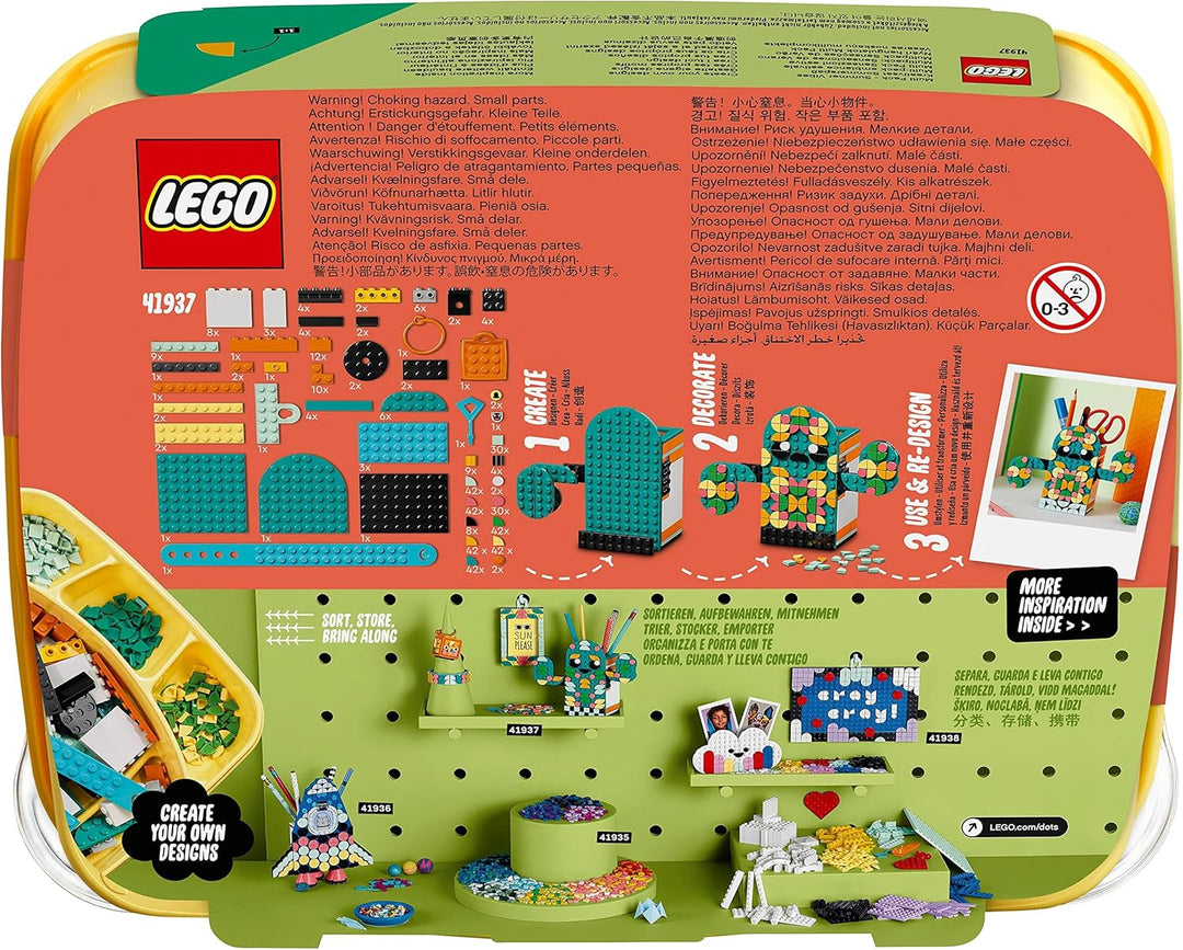 LEGO 41937 DOTS Kreativset SommerspaÃŸ Bastelset Für Kinder, Spielzeug Set Zum Basteln Von Armband,
