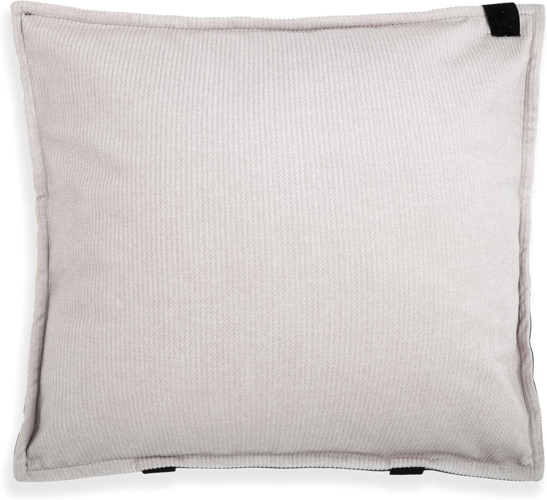KNIT FACTORY - Otis Kissen - Dekokissen - Sofakissen - Mit Kissenfüllung - 50x50 cm - Beige, Beige