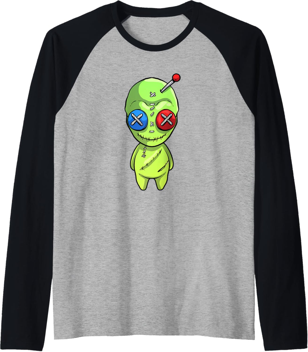 Zombies Grusel Monster Vodoo Puppe - Halloween Zombie Raglan