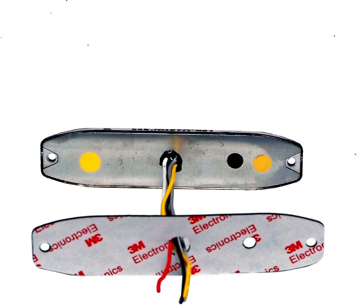 LED-MARTIN 2er Sparset R65 Blitzmodul SF6 - super flach - 12V 24V - mit ECE-R65 Zulassung - Als Fron