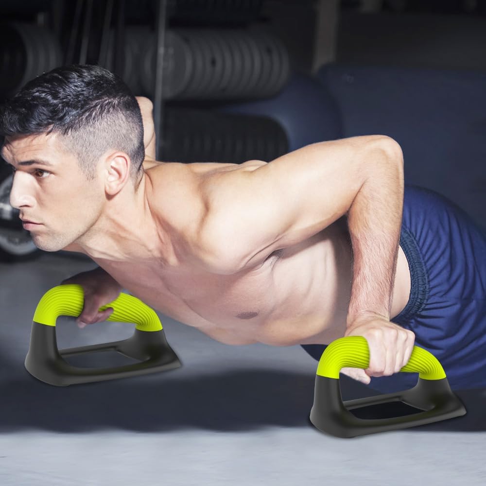 Calisthenics Equipment Liegestützgriffe - Rutschfest Parallettes Handstand Griffe Robuste Push Up Ba