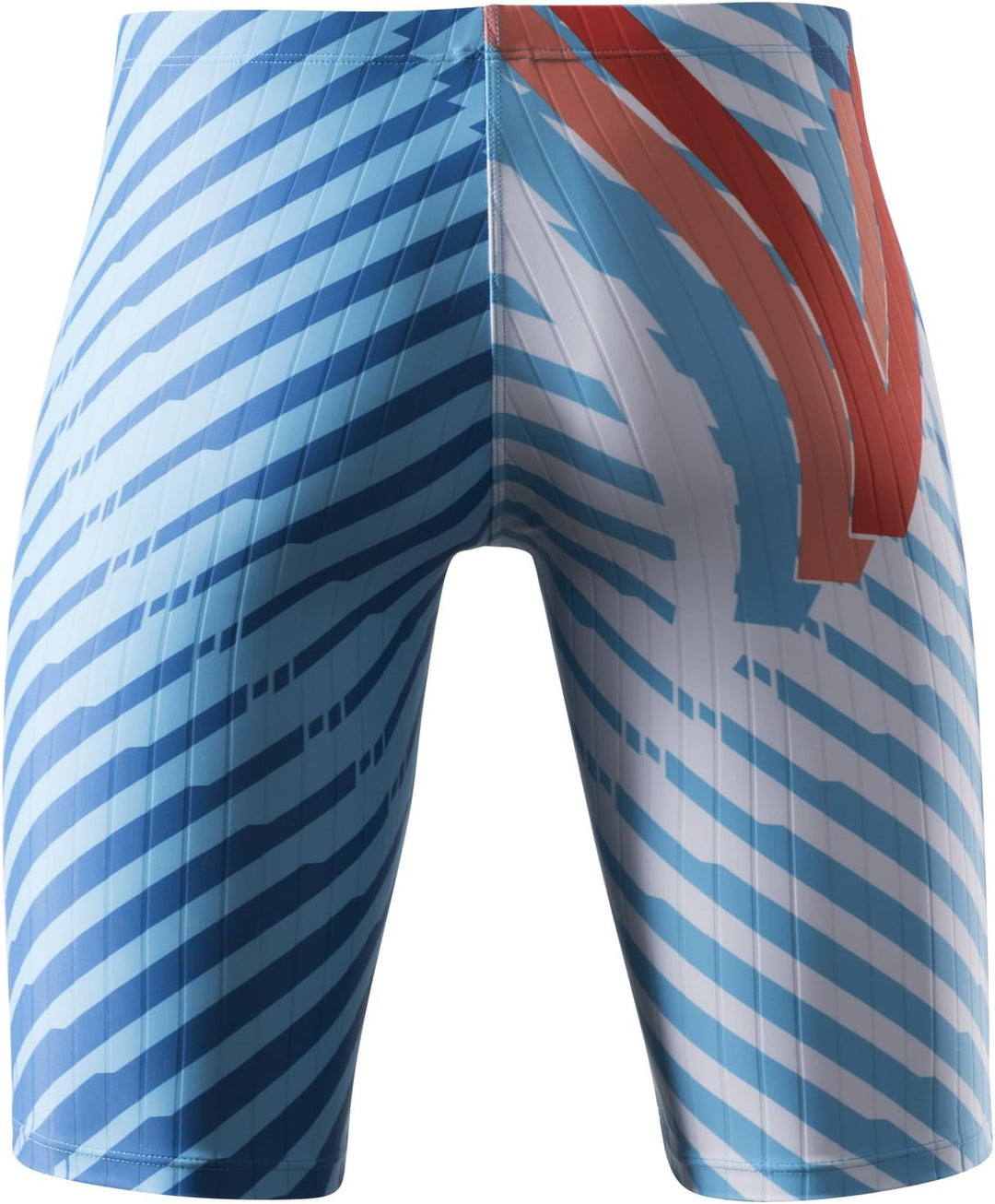 MY KILOMETRE Herren Jammers Lang Badehose Schwimmen Badeanzug Jammer Bedruckt Blau S, Bedruckt Blau