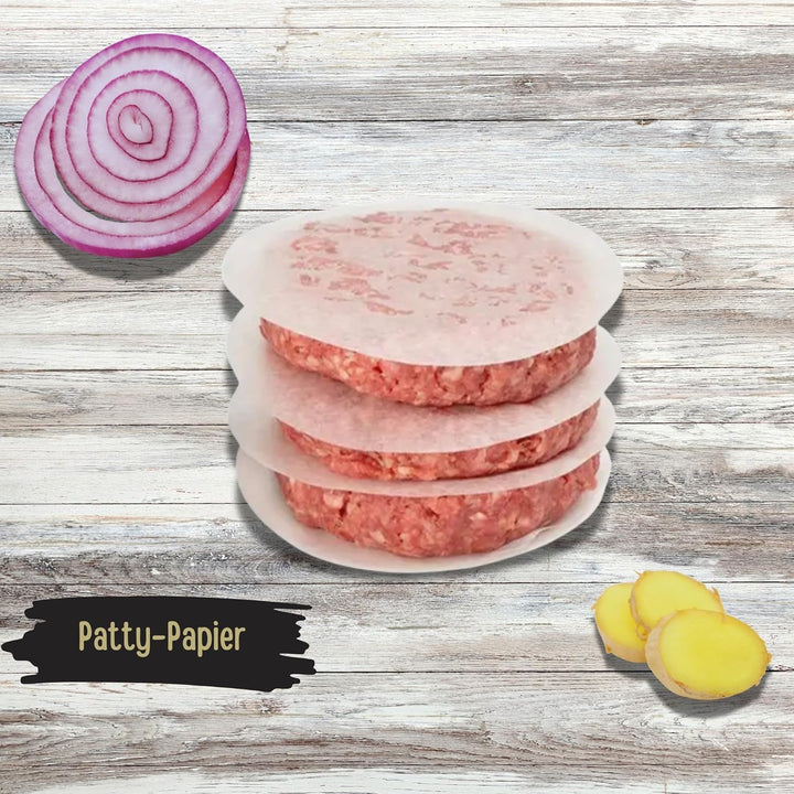 Smash Burgerpresse Edelstahl Set, Burgerpresse, Grillzange BBQ, Schmelzhaube Begiessdeckel, Burgerwe