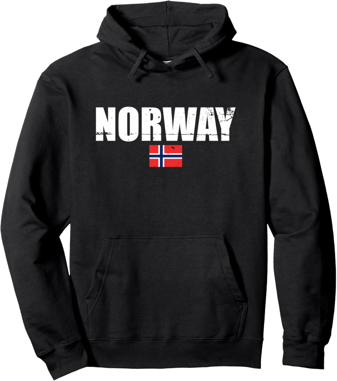 Norway Norwegen Norwegische Flagge Norweger Pullover Hoodie