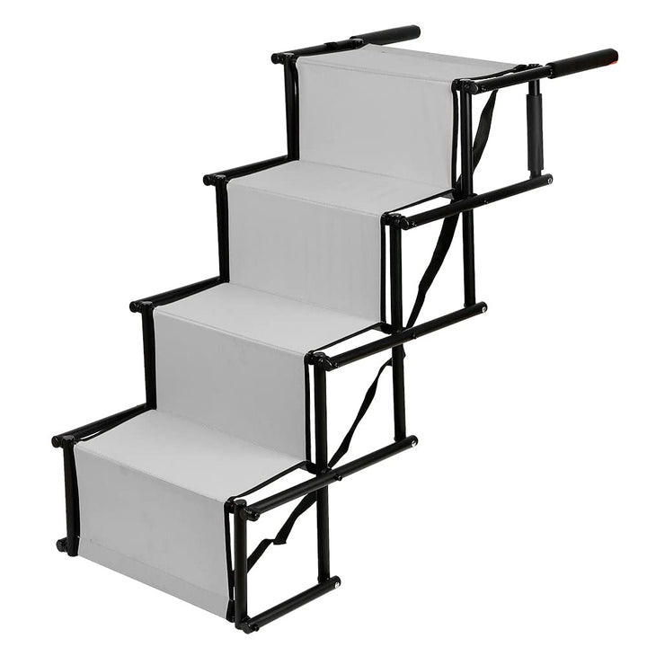 Auto-Rampe, faltbar, für Hunde, 5 Stufen, leicht, faltbar, Hundetreppe Sofa, trägt bis zu 200 lbs, g