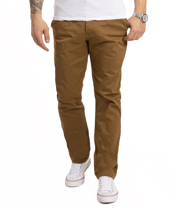 Indumentum Chino Hose Basic Regular Fit IR-506 29W / 30L Braun, 29W / 30L Braun