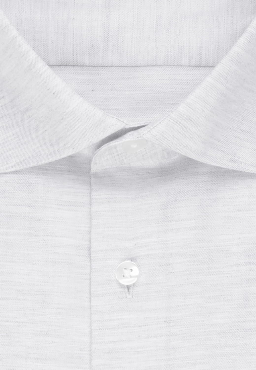 Seidensticker Herren Hemd 38 Hellgrau, 38 Hellgrau