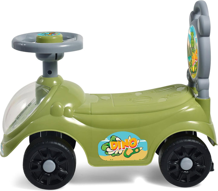 Jamara 464005 Rutscher Dino - Kippschutz, Schub- und Haltegriff, Rutscherfahrzeug