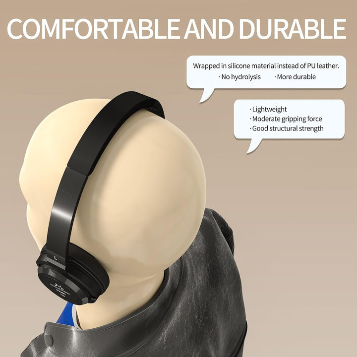 SoundMAGIC P23BT Handy On-Ear Bluetooth Headphones, CVC Noise Cancelling Microphone HiFi Sound Stabl