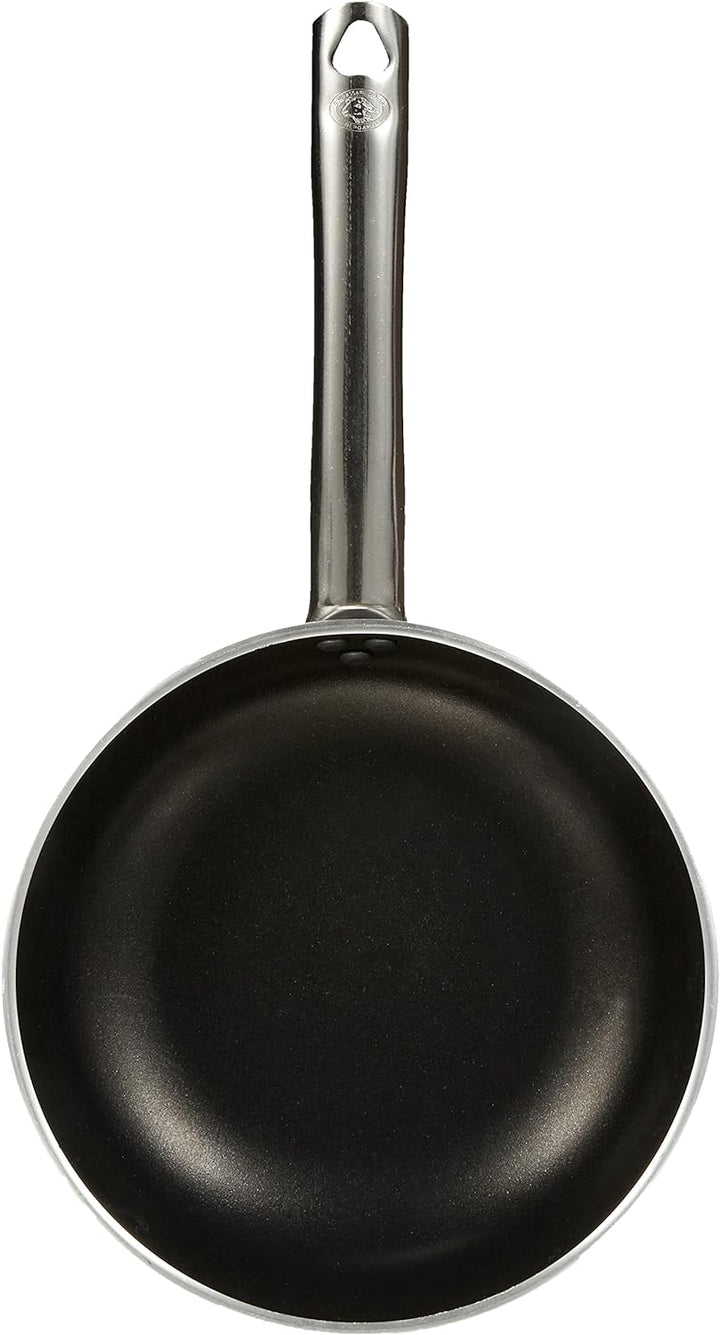 Pentole Agnelli ALSA2111BS24 Hochversenkte Bratpfanne, Aluminium, Silber, 24 cm, 24 cm