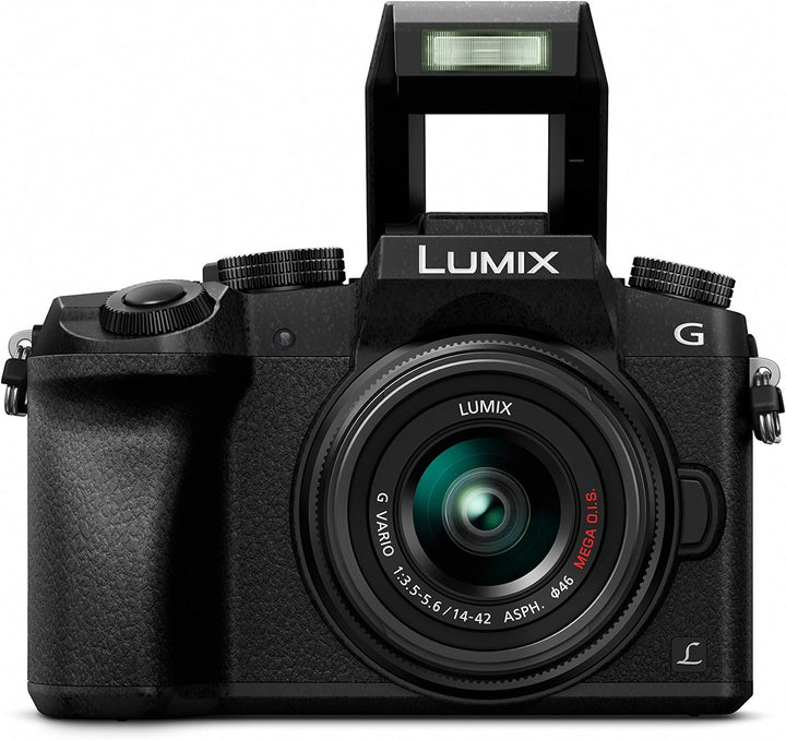Panasonic DMC-G70KEG-K Lumix Systemkamera (16 Megapixel, 4K Video, 7,5 cm (3 Zoll) Touchscreen, WiFi