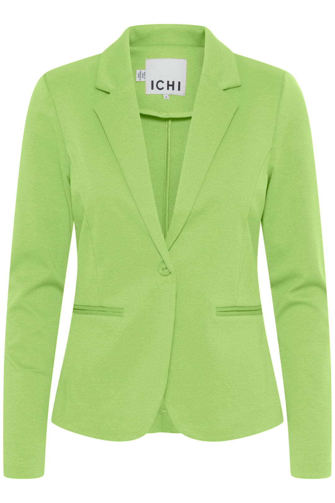 ICHI IHKATE BL Damen Blazer Kurzblazer Jacke EIN-Knopf-Blazer mit Stretch und Reverskragen XS 150341