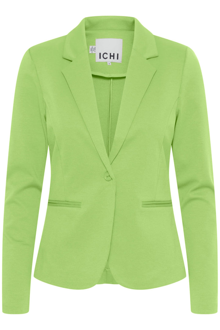 ICHI IHKATE BL Damen Blazer Kurzblazer Jacke EIN-Knopf-Blazer mit Stretch und Reverskragen XS 150341