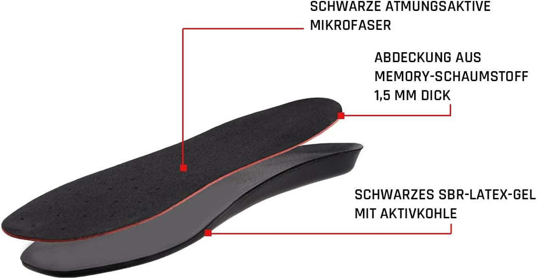 SMOU COMFORT Schuh einlegesohlen gel | Anti schweiss |Schuheinlagen mit memory foam | Ideal wie einl