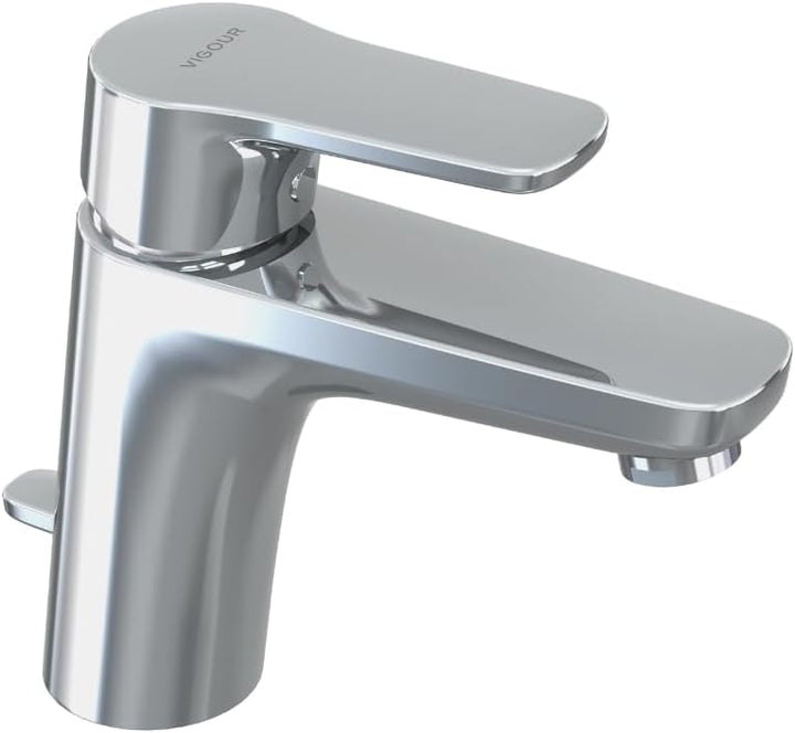 VIGOUR Einhand-Waschtischbatterie derby mit Ablaufgarnitur verchromt | DE