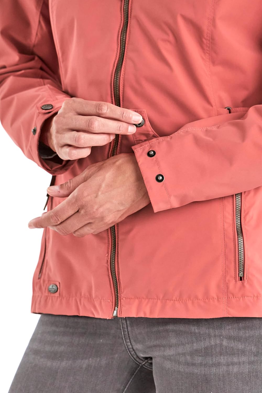 G.I.G.A. DX Damen Jamil Wmn Jckt A Funktionsjacke/Outdoorjacke mit abzippbarer Kapuze, dunkelkoralle