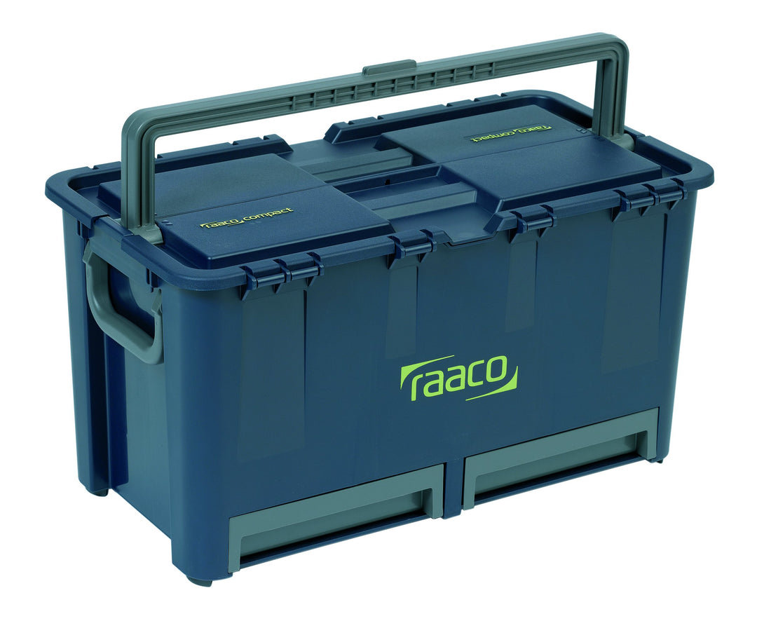 raaco 136600 Werkz-Koffer Werkzeugkoffer Compact 47, dunkelblau