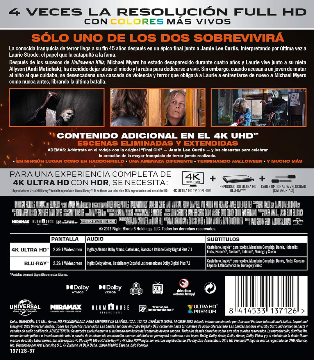 Halloween: el final (4K UHD+BD)