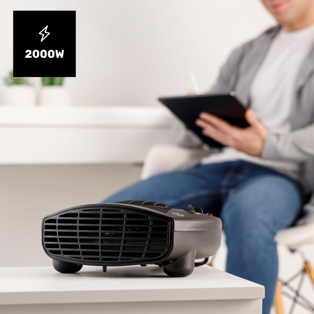 Taurus Heizung | TFH-3001 | 2000 W | 2 Heizstufen | Ventilatorfunktion | Regulierbares Thermostat |