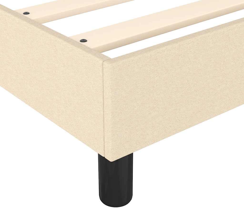 vidaXL Boxspringbett, Bettgestell mit Lattenrost, Bett Polsterbett mit Stützbeinen, Einzelbett Schla