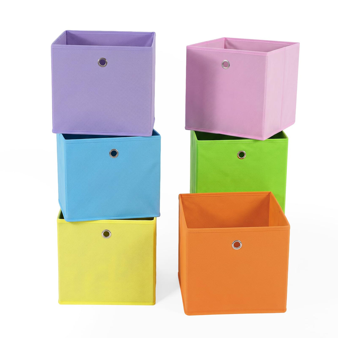 Sekey Aufbewahrungsbox Stoff, Faltbox Organizer mit Griff, Einsatz für Kallax Regal, EKET Würfelrega