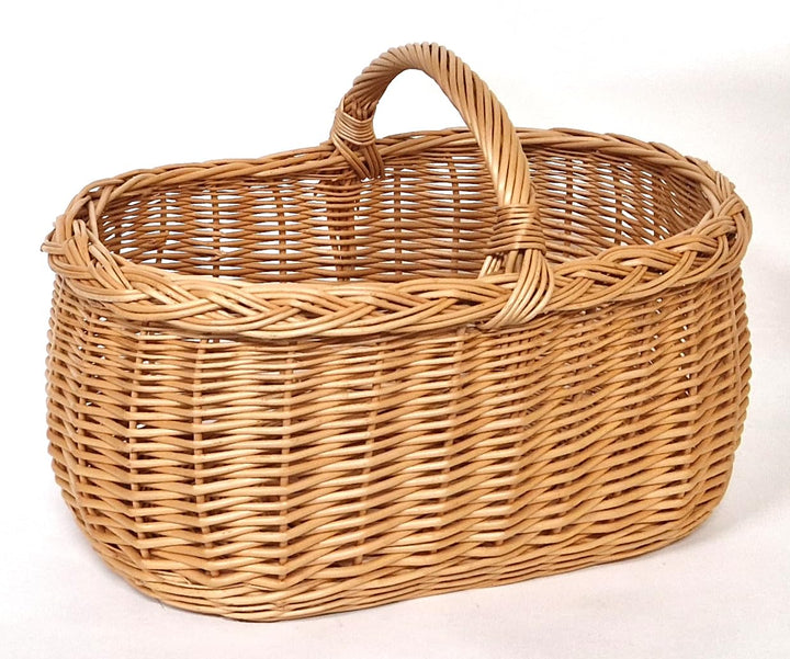 Tigana Einkaufskorb Pilzkorb aus Weide 44 x 30 cm Nr. 7010244-1F