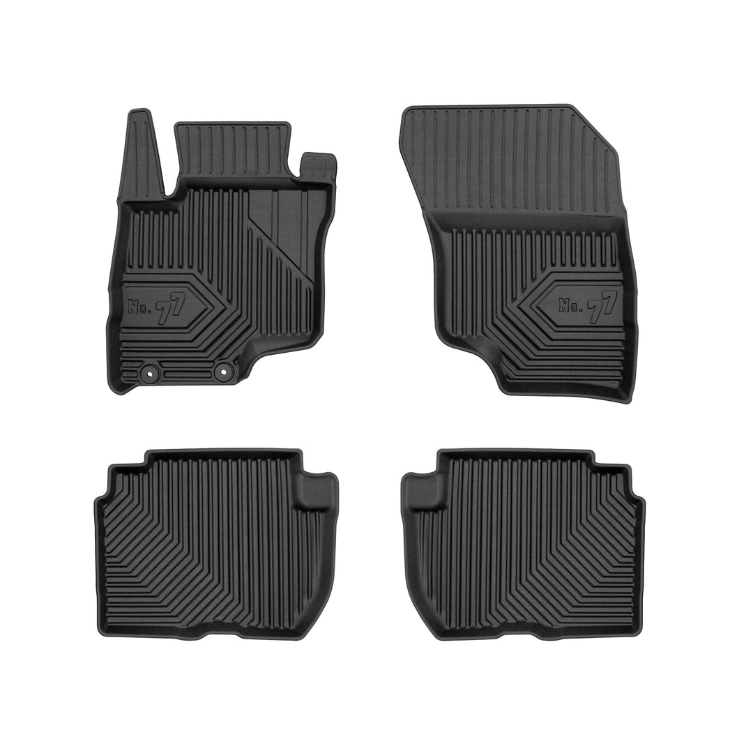 FROGUM No.77 Gummimatten Ganzjahresset von Auto Fussmatten Autofussmatten für Mitsubishi Eclipse Cro
