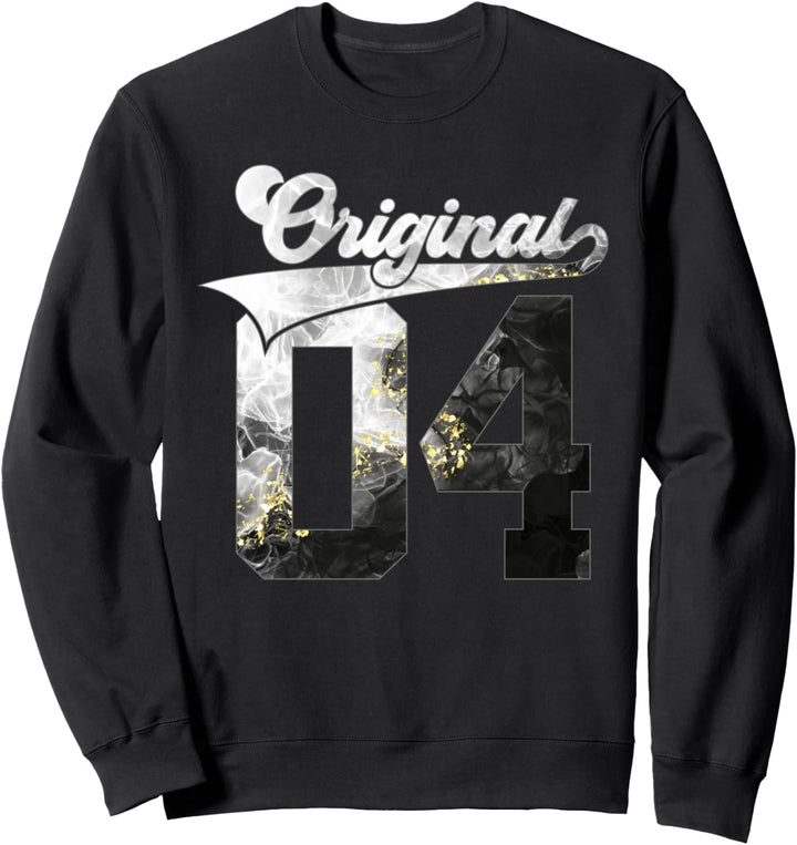 20 JAHRE ORIGINAL 2004 COLLEGE 20. GEBURTSTAG Sweatshirt
