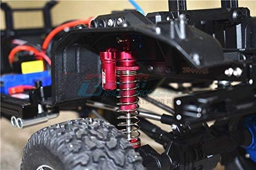 GPM for Traxxas TRX-6 MERC-Benz G63 (88096-4) Aluminum L-Shape Piggy Back Spring Dampers 90mm + Adju