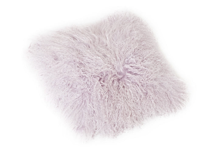 Reissner Lammfelle Tibet Lammfell Kissenbezug langflorig 30x30cm JAY103 Farbe hell lila (Tops) Jay10