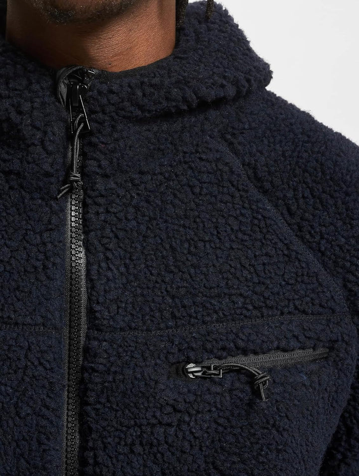 Brandit Teddyfleece Worker Jacket, S Navy