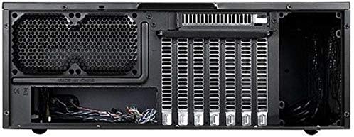 SilverStone SST-GD09B - Grandia HTPC ATX Desktop Gehäuse mit hochleistungsfähigem und geräuscharmen