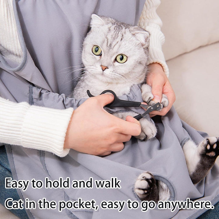 Cat Carrier Apron, Pet Carrying Bag, Adjustable Cat Sling Carrier, Chest Wrap Pet Carrier, Pet Sleep
