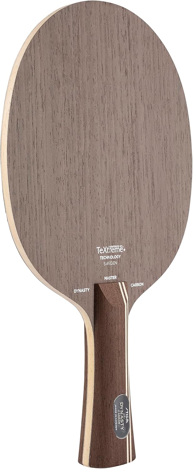 STIGA Unisex – Erwachsene Dynasty Carbon Tishtennis Hölze Master Konkav Braun, Master Konkav Braun