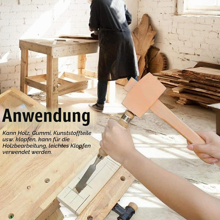 Holzhammer Holzbearbeitungshammer Professionelle Holzbearbeitung Hammer Holzbearbeitungswerkzeug Buc