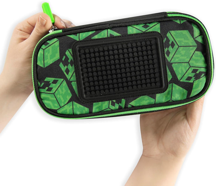 Minecraft Federmäppchen für die Schule, oval, offizielles Minecraft, ideal für die Aufbewahrung von
