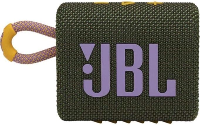 JBL GO 3 kleine Bluetooth Box in Grün – Wasserfester, tragbarer Lautsprecher für unterwegs – Bis zu