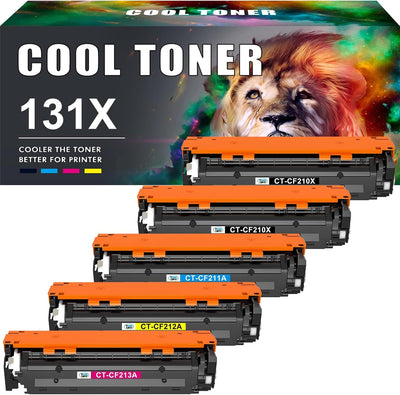 Cool Toner Kompatibel Tonerkartusche als Ersatz für HP 131A 131X CF210X CF210A CF211A CF212A CF213A