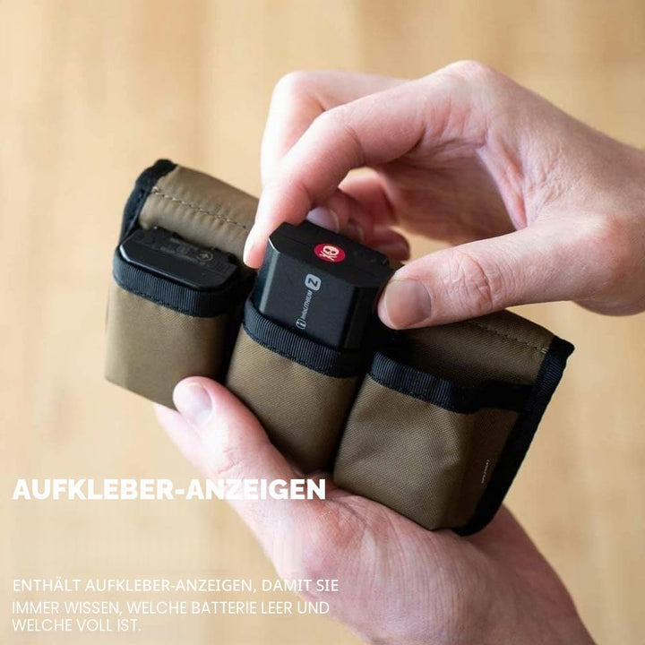 Gomatic Peter McKinnon Battery Case | Akku-Case | Batterie-Tasche für SLR/DSLR - Platz für DREI Akku