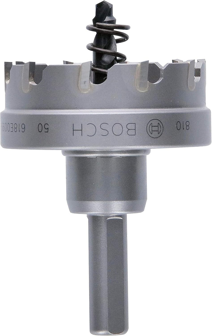 Bosch Professional Carbide Lochsäge Precision for Sheet Metal (Edelstahl, Ø 50 mm, Zubehör Bohrmasch