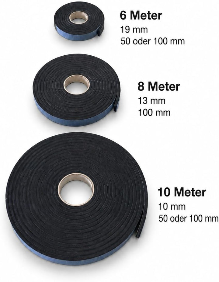 Armacell Armaflex AF B1 Dämmstreifen selbstklebend (10 Meter, 10mm - 100mm) 10 Meter 10mm - 100mm, 1