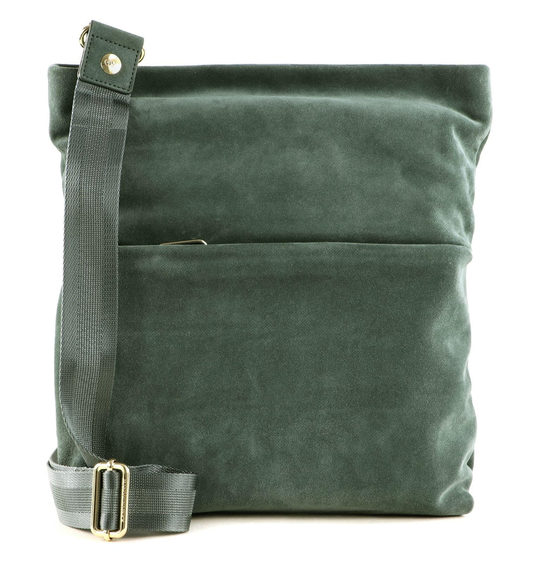 Mandarina Duck Damen Mellow Velvet Umhängetasche, 32x33x5 (L x H x W) Balsamic Green, Balsamic Green