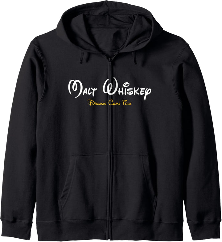 Malt Whiskey Shirt Dreams Come True Funshirt Parodie Kapuzenjacke
