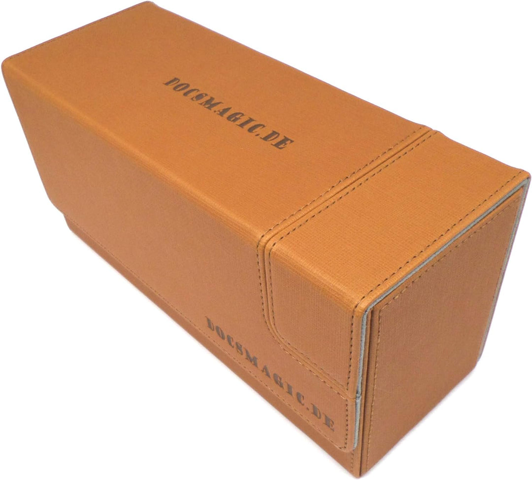 docsmagic.de Premium Magnetic Tray Long Box Gold Small + 2 Flip Boxes - Gold Small + 2 Flip Boxes Go