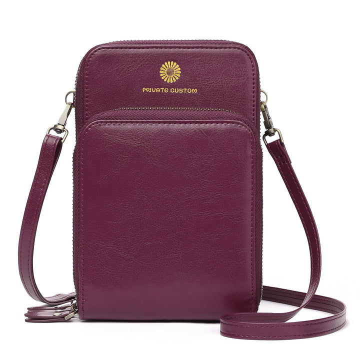 SENDEFN Handytasche zum Umhängen - Handy Umhängetasche Damen Handytasche Leder Handytasche mit Geldb