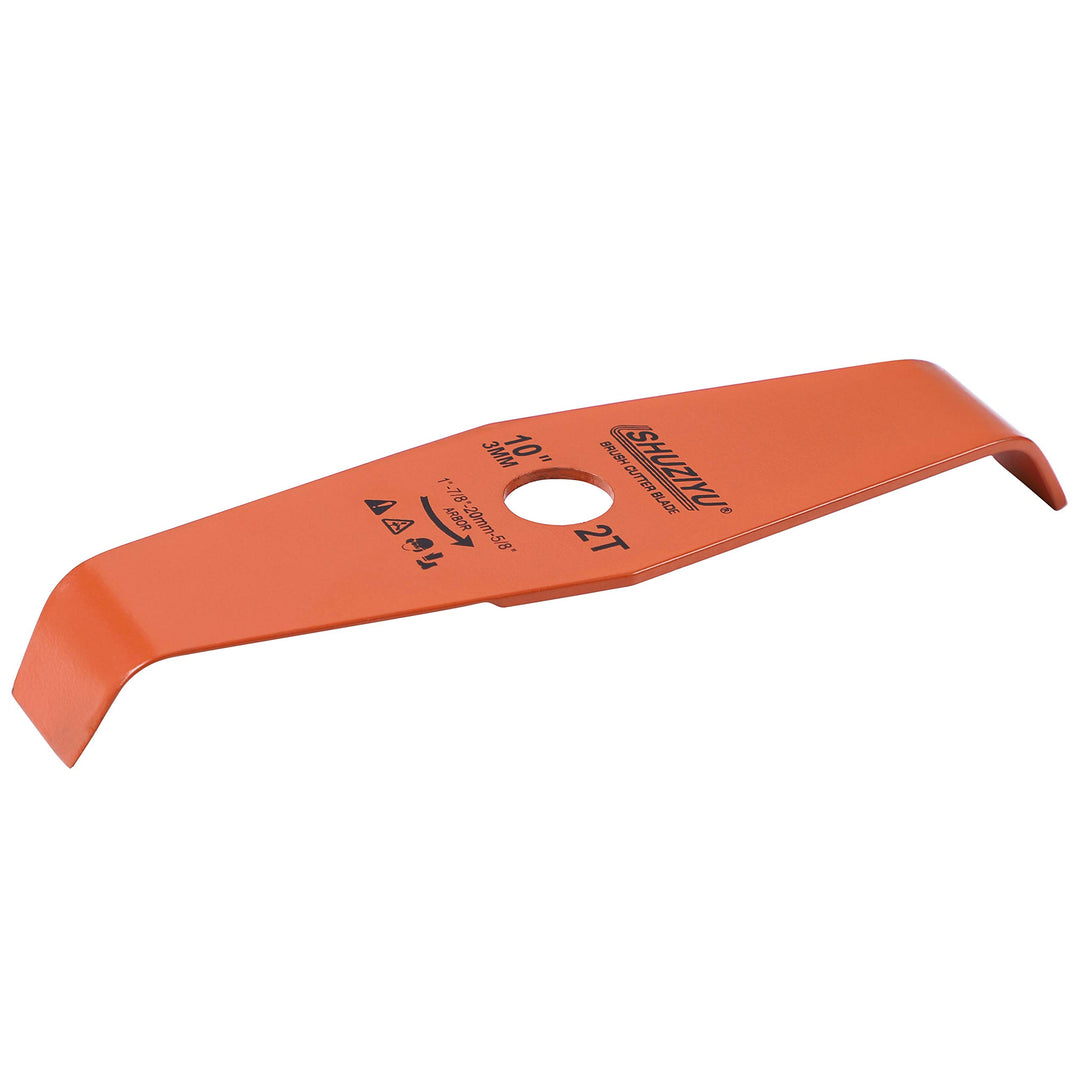 LSHUZIYU 255x3mm-2T Biege, Dorn mit Adapter 22.23-20-16mm, Mulchmesser-Klinge, Freischneiderklinge,