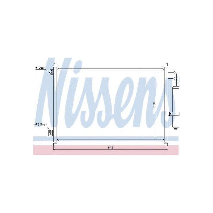 Nissens 940121 Kondensator, Klimaanlage