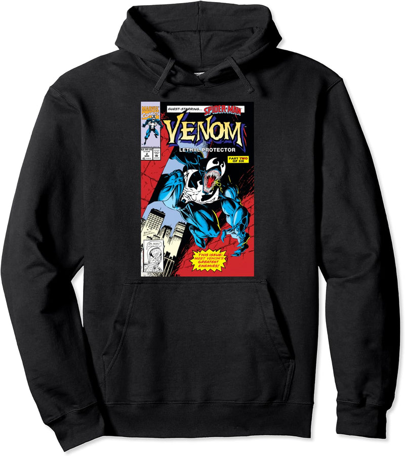Marvel Venom Lethal Protector Retro Comic Pullover Hoodie